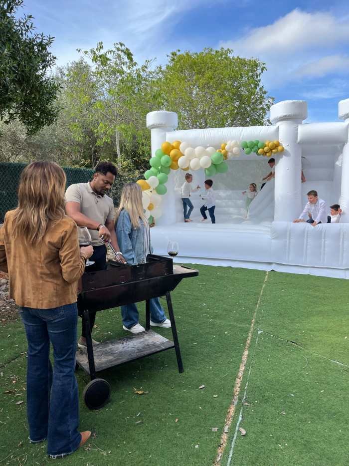 castillo hinchable para boda